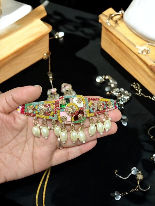 Multicolour Choker Set