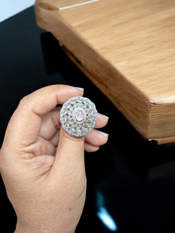American Diamond Adjustable  Ring