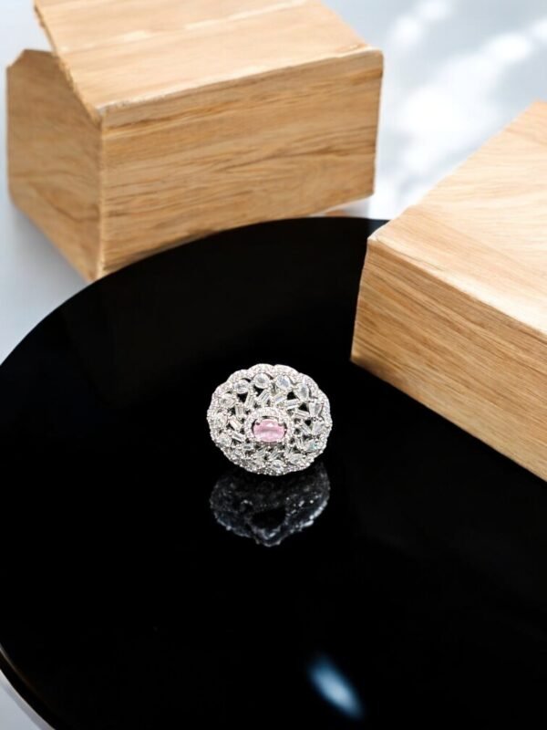 American Diamond Adjustable  Ring - Image 3